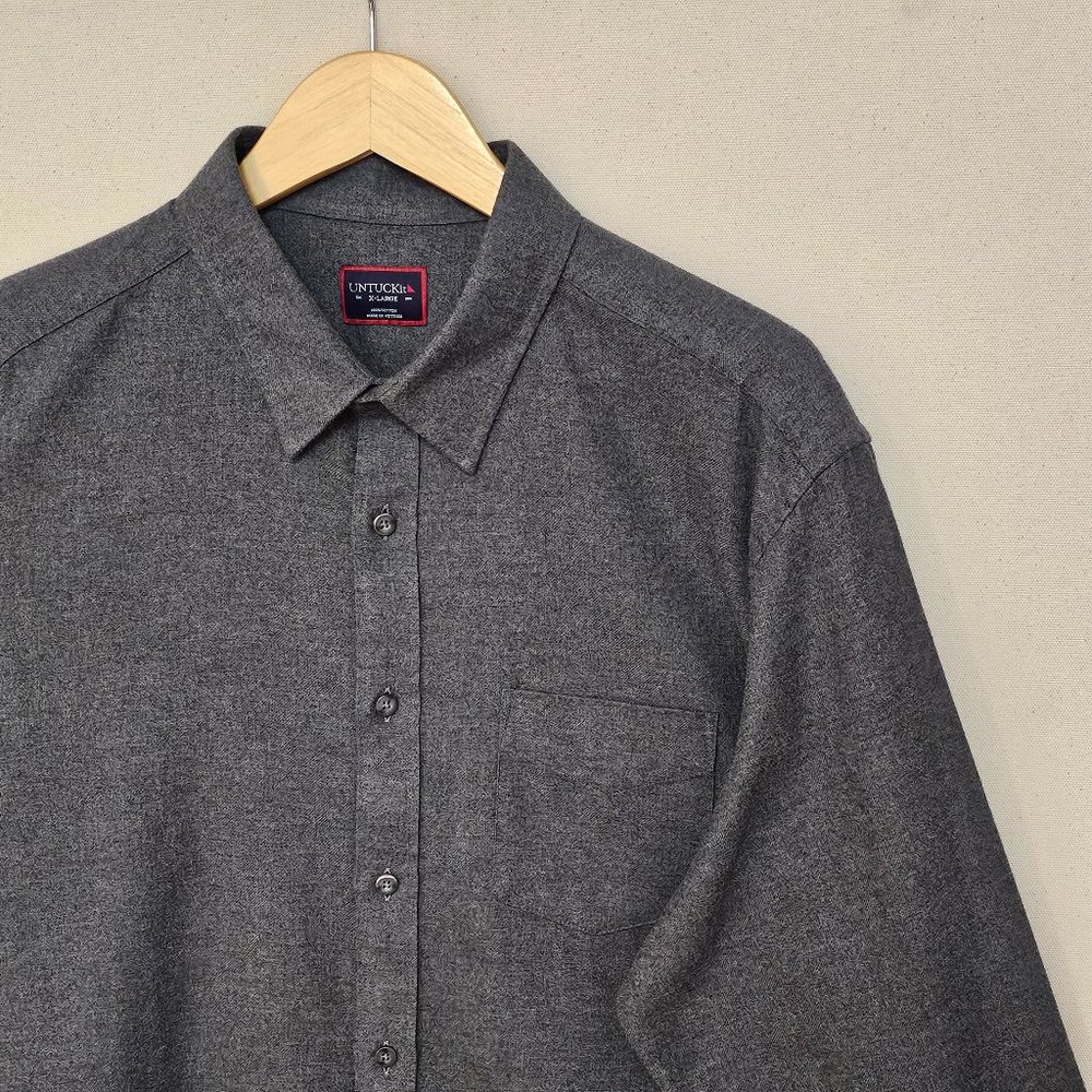 UNTUCKit Flannel Button Down XL